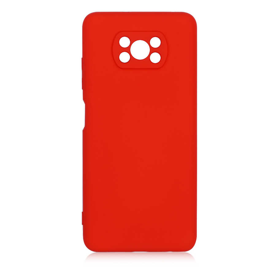 Xiaomi Poco X3 Kılıf NXXA Mara LaAAKan Kapak-Kırmızı