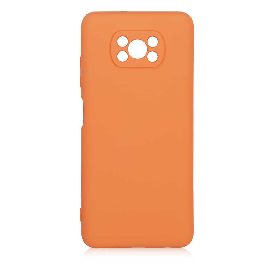 Xiaomi Poco X3 Kılıf NXXA Mara LaAAKan Kapak-Turuncu