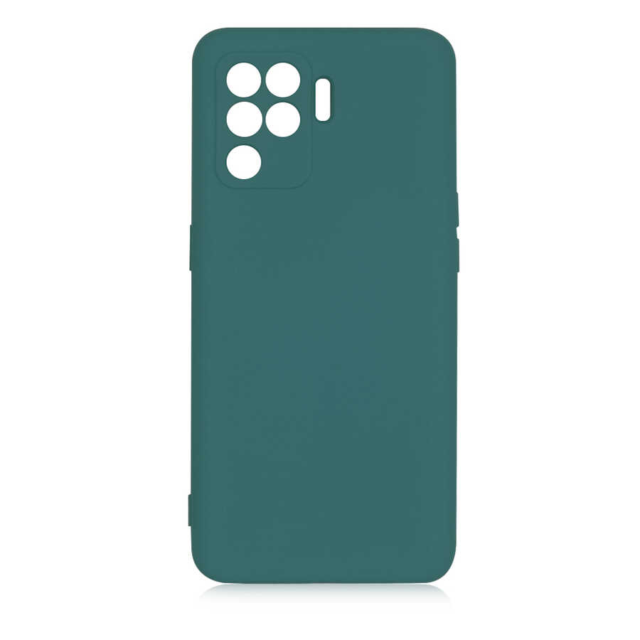 Oppo Reno 5 Lite Kılıf NXXA Mara LaAAKan Kapak-Koyu Yeşil