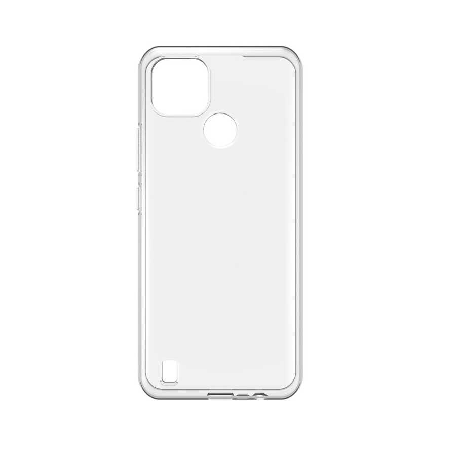Realme C21 Kılıf NXXA Süper Silikon Kapak-Renksiz
