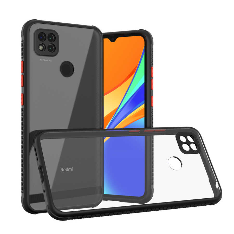 Xiaomi Redmi 9C Kılıf ​​NXXA Kaff Kapak-Siyah