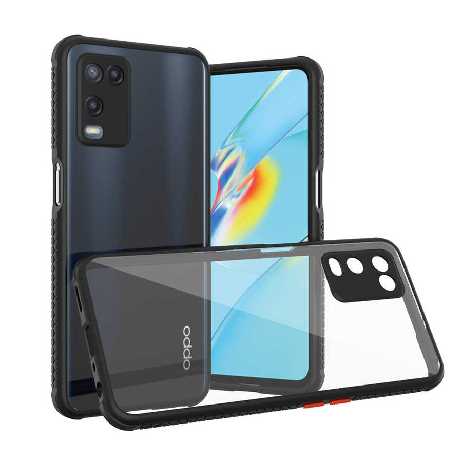 Oppo A54 4G Kılıf ​​NXXA Kaff Kapak-Siyah