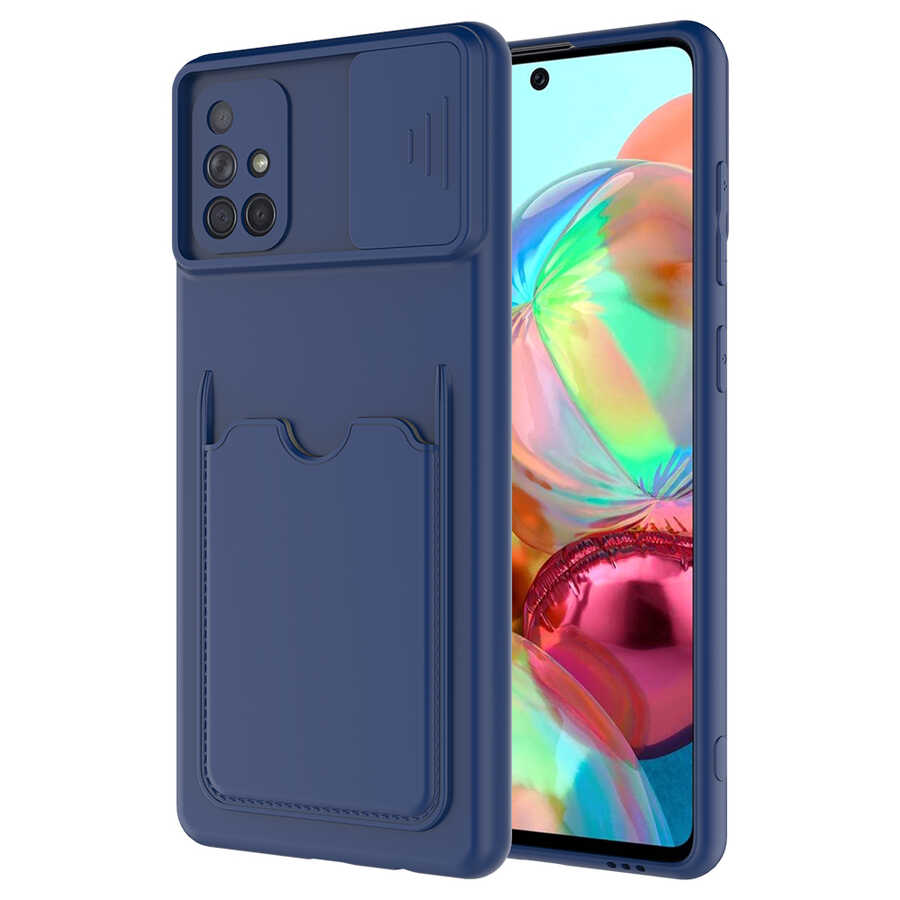 Galaxy A71 Kılıf NXXA Kartix Kapak-Lacivert