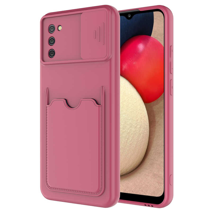 Galaxy A02S Kılıf NXXA Kartix Kapak-Koyu Mor