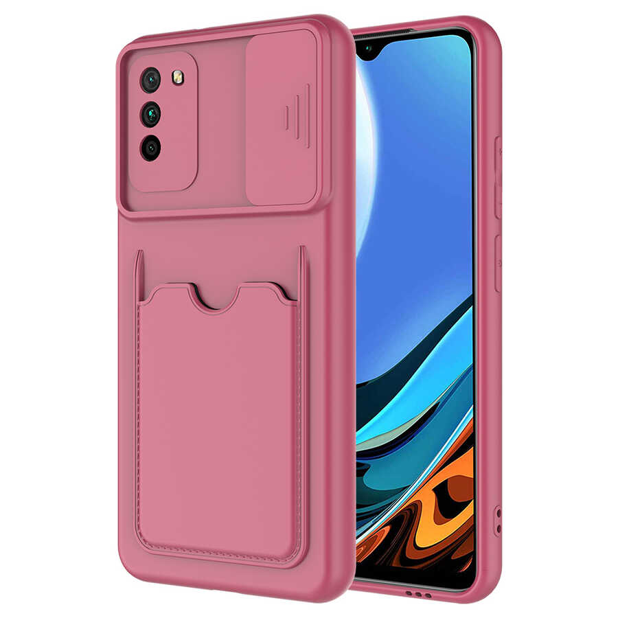 Xiaomi Poco M3 Kılıf NXXA Kartix Kapak-Koyu Mor