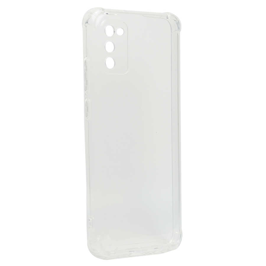 Galaxy A02S Kılıf NXXA Kamera Korumalı Nitro Anti Shock Silikon-Renksiz