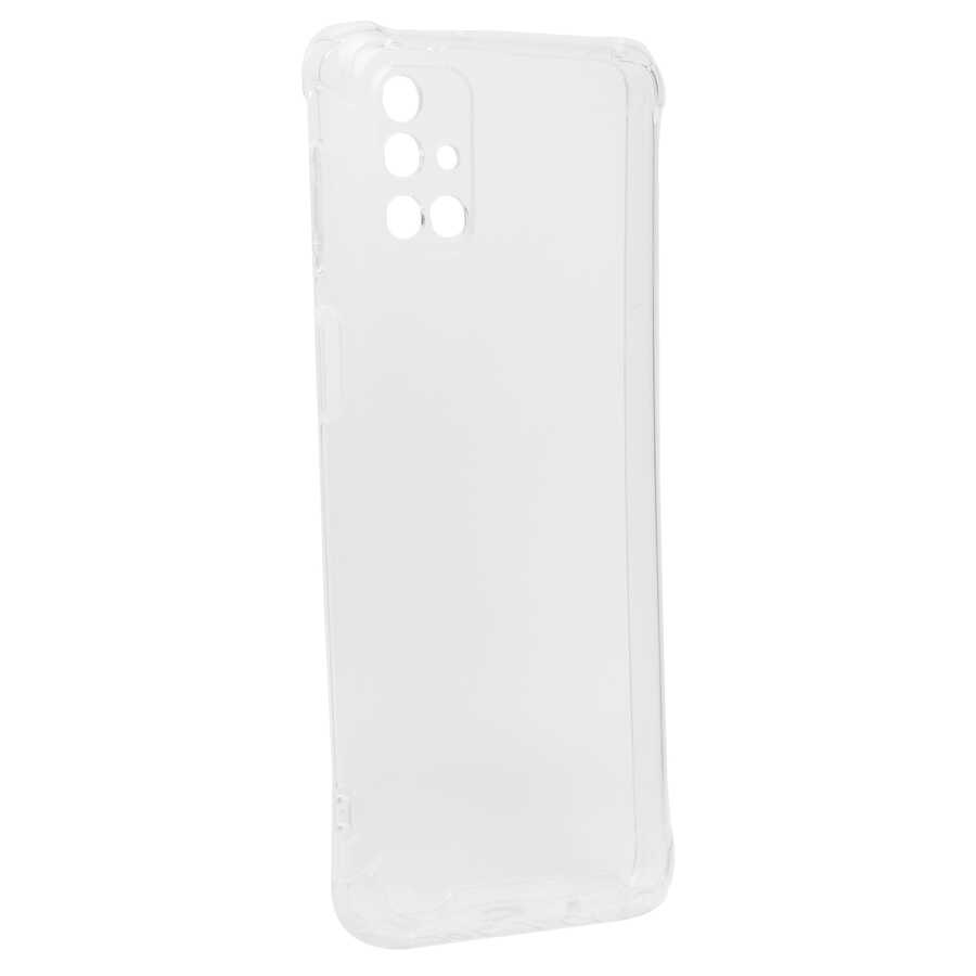 Galaxy M31S Kılıf NXXA Kamera Korumalı Nitro Anti Shock Silikon-Renksiz