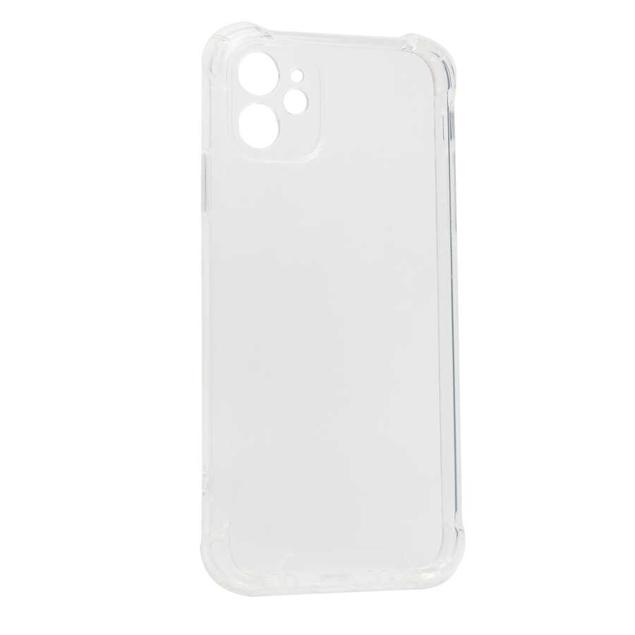 iPhone 11 Kılıf NXXA Kamera Korumalı Nitro Anti Shock Silikon-Renksiz