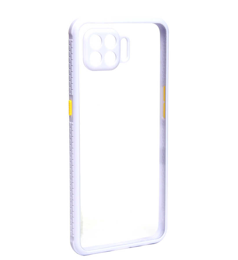 Oppo Reno 4 Lite Kılıf NXXA Kaff Kapak-Mor