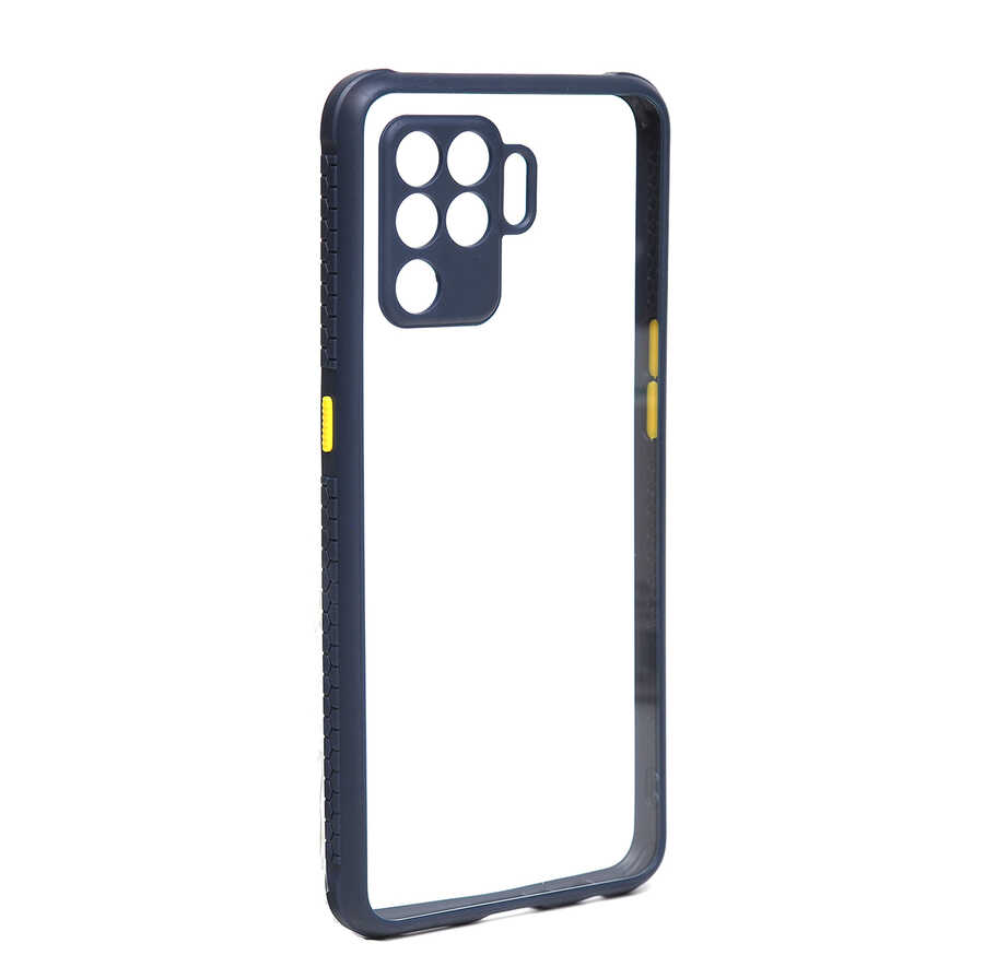 Oppo Reno 5 Lite Kılıf ​​NXXA Kaff Kapak-Lacivert