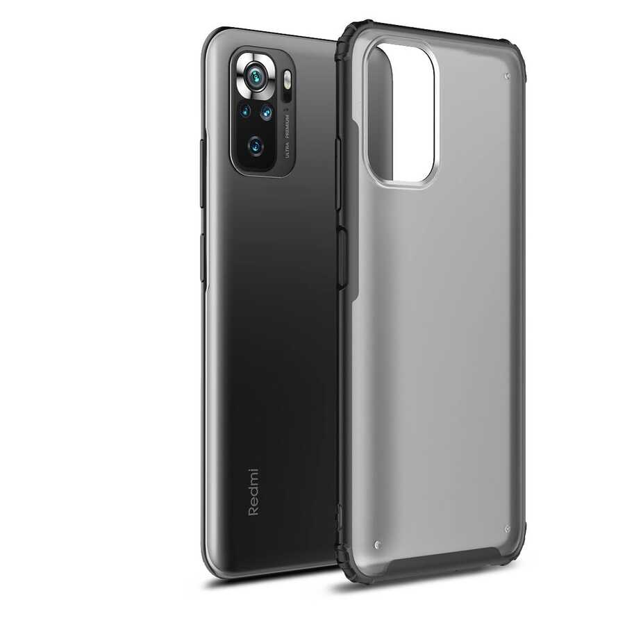 Xiaomi Redmi Note 10S Kılıf NXXA Volks Kapak-Siyah