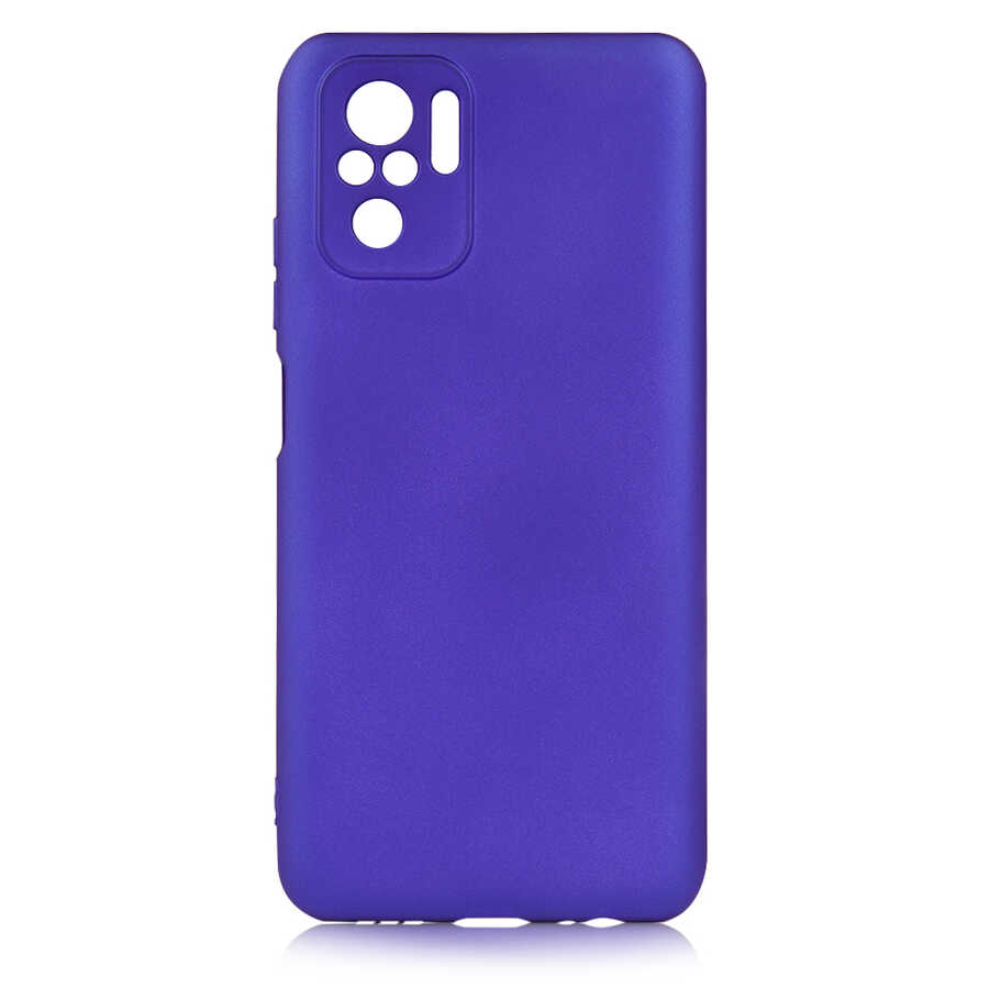 Xiaomi Redmi Note 10 Kılıf NXXA Premier Silikon Kapak-Saks Mavi