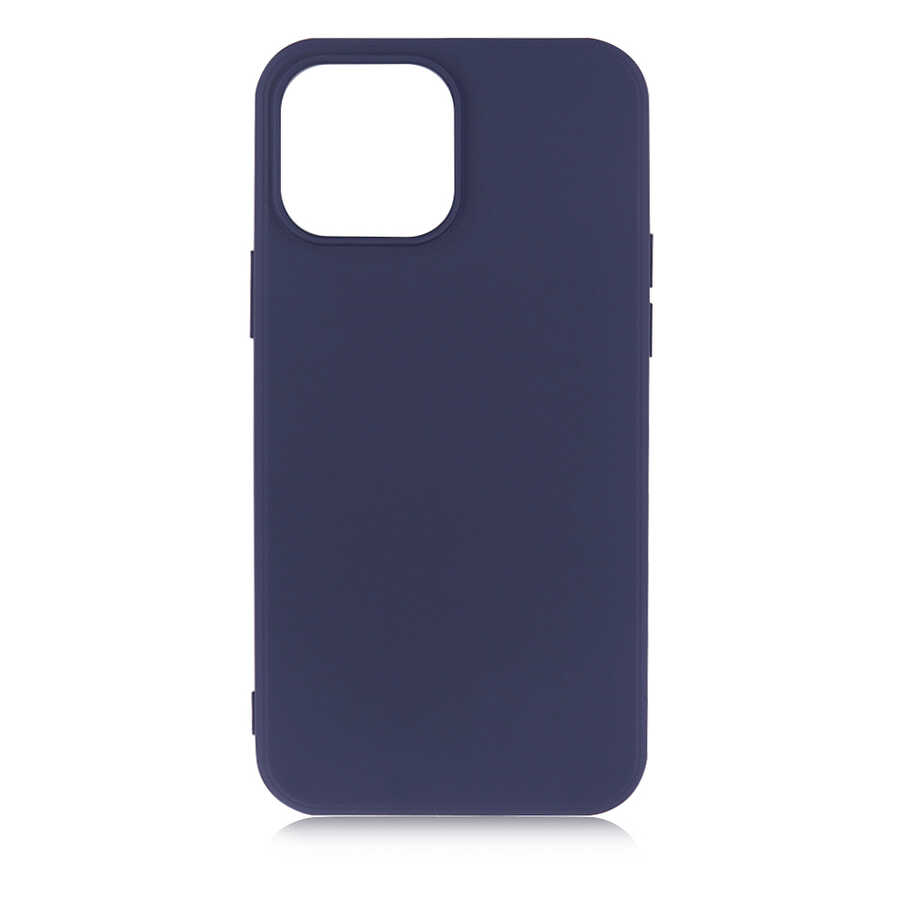 iPhone 13 Pro Max Kılıf NXXA Premier Silikon Kapak-Lacivert