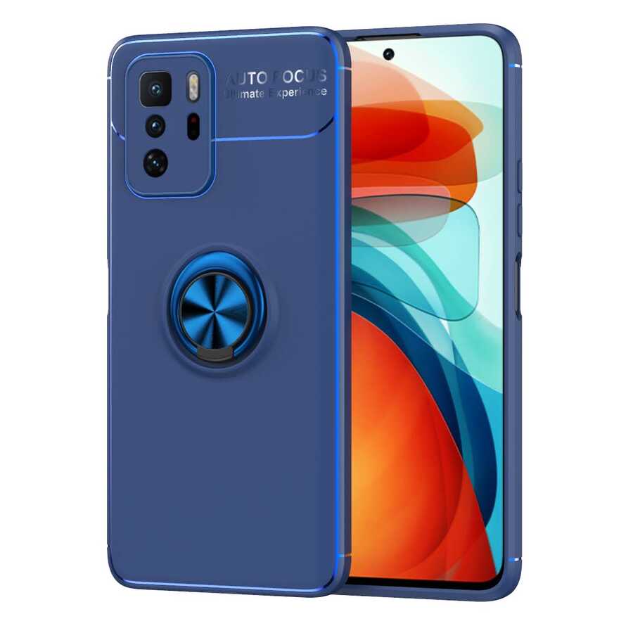 Xiaomi Poco X3 GT Kılıf NXXA Ravel Silikon Kapak-Mavi