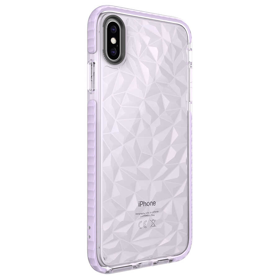 iPhone XS Max 6.5 Uyumlu NXXA Buzz Kapak-Mor