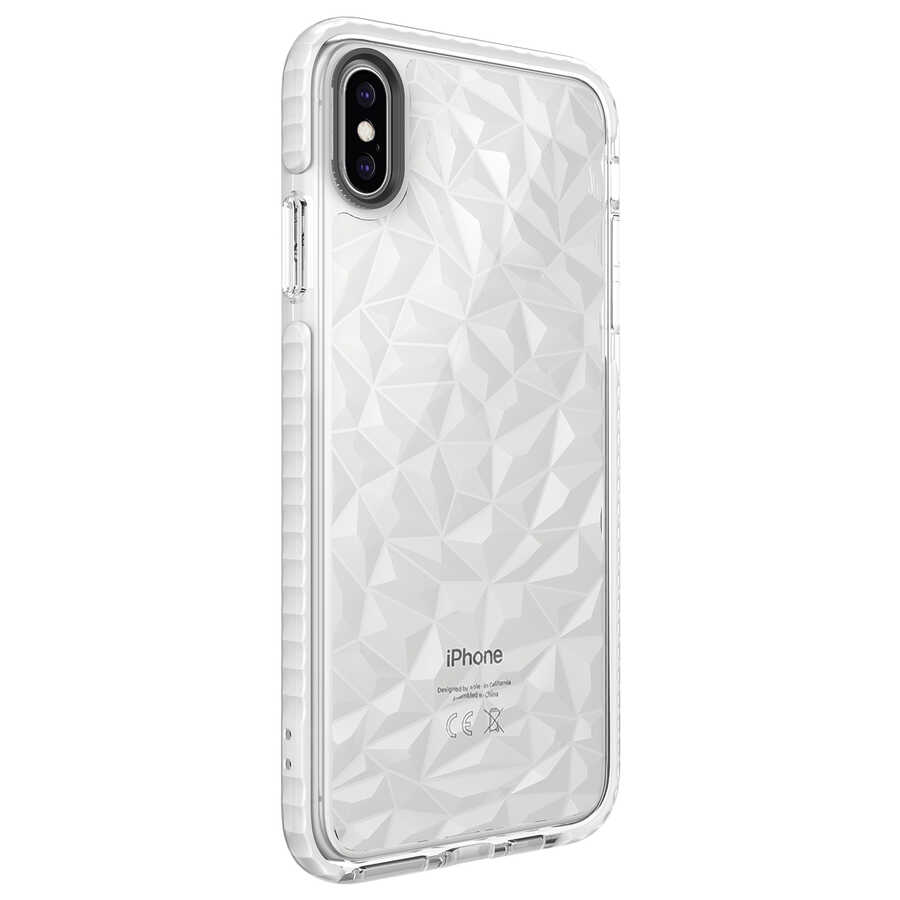 iPhone XS Max 6.5 Uyumlu NXXA Buzz Kapak-Beyaz