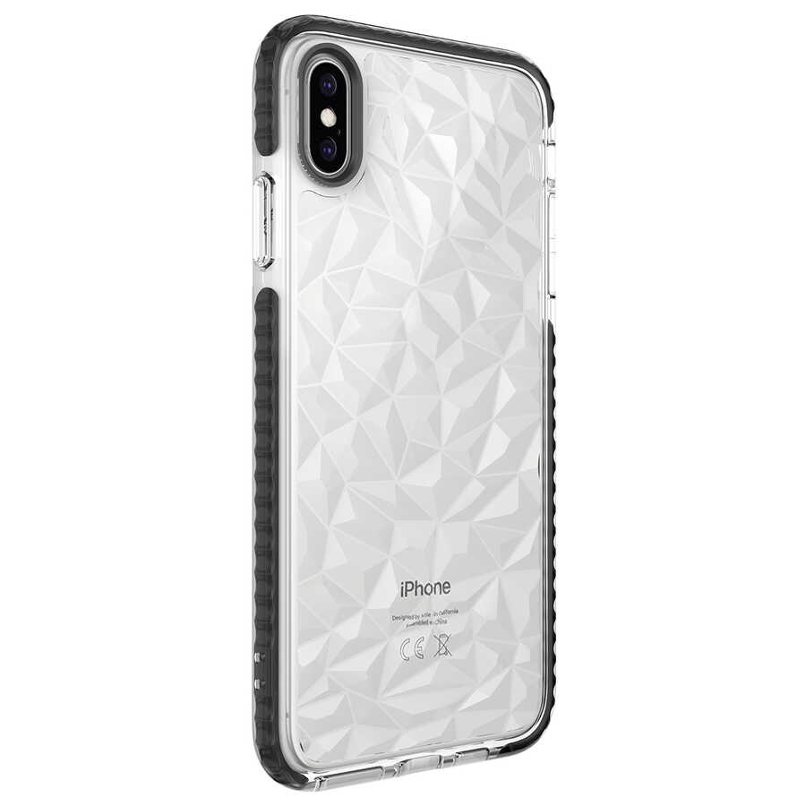iPhone XS Max 6.5 Uyumlu NXXA Buzz Kapak-Siyah