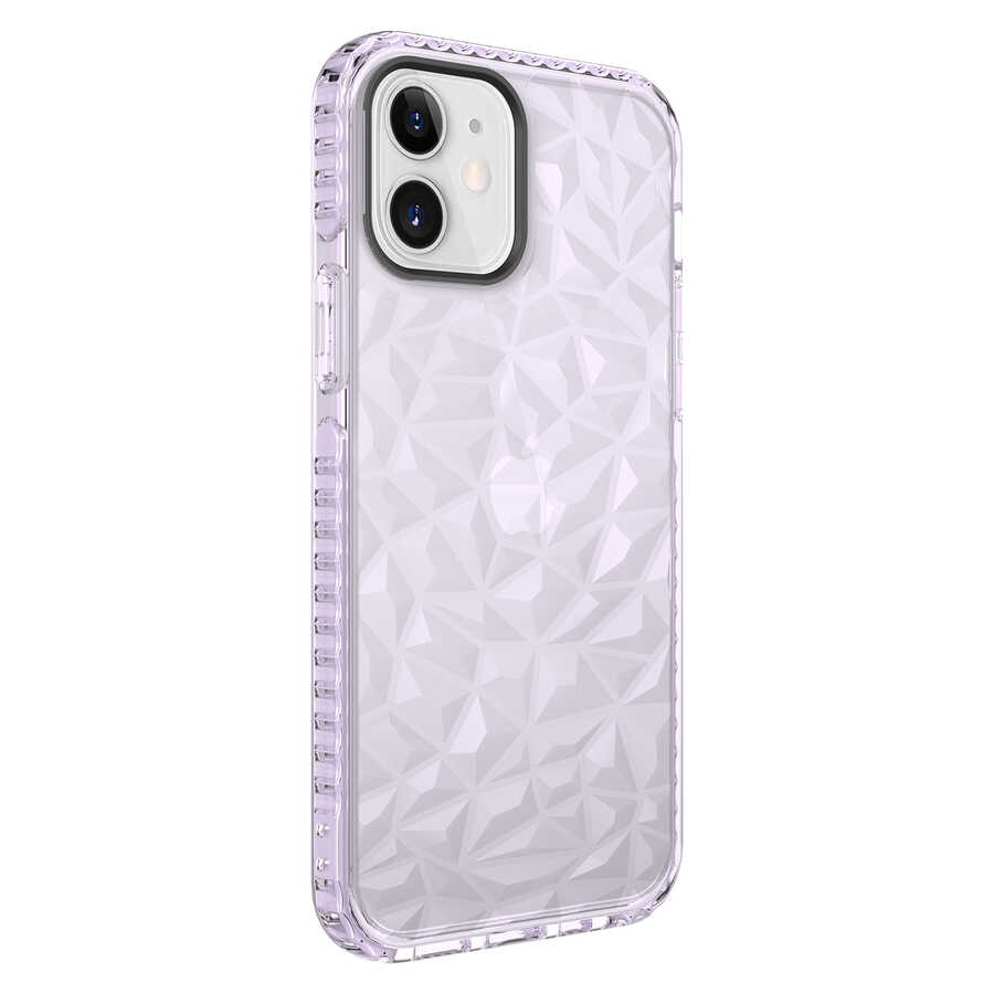 iPhone 12 Kılıf NXXA Buzz Kapak-Mor