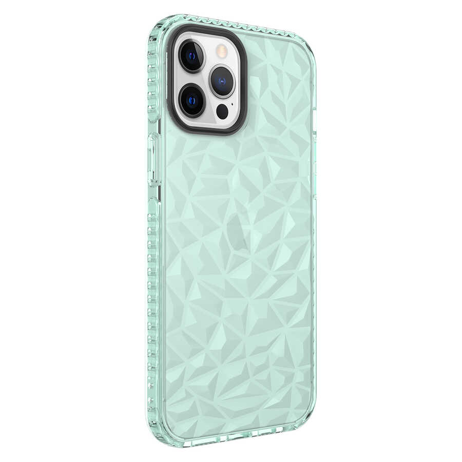 iPhone 12 Pro Max Uyumlu NXXA Buzz Kapak-Yeşil