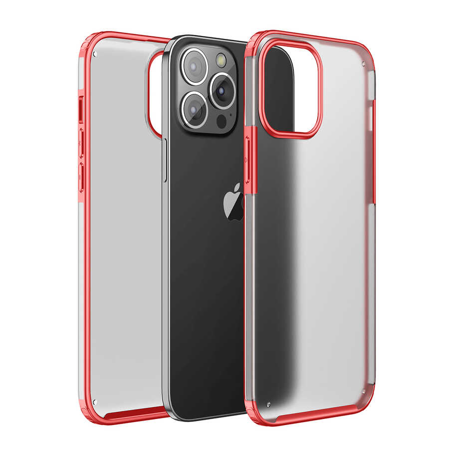 iPhone 13 Pro Uyumlu NXXA Volks Kapak-Kırmızı