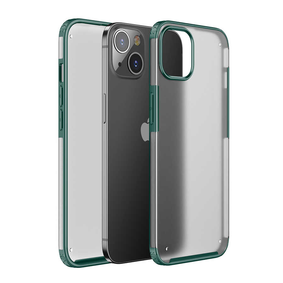 iPhone 13 Mini Uyumlu NXXA Volks Kapak-Koyu Yeşil