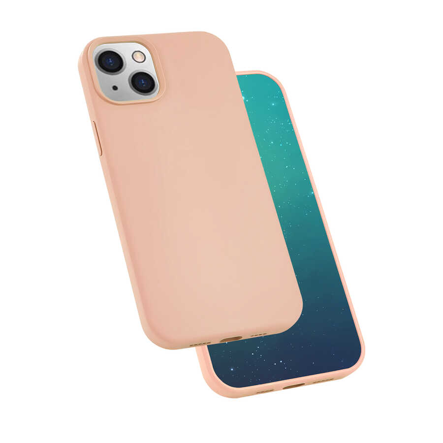 iPhone 13 Uyumlu NXXA Silk Silikon-Pembe