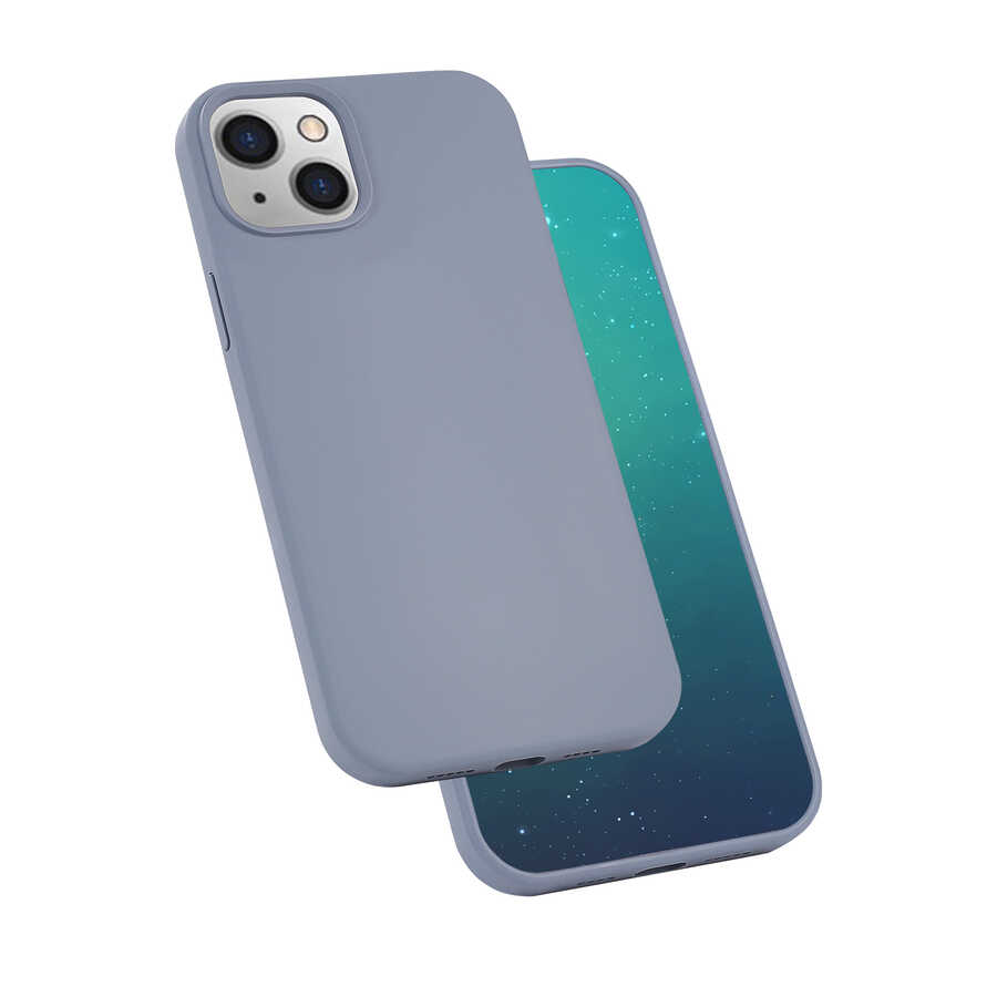 iPhone 13 Uyumlu NXXA Silk Silikon-Lila