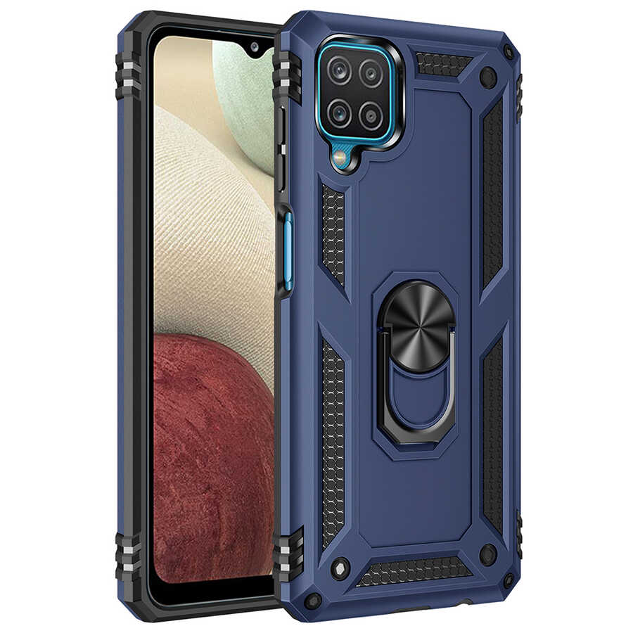 Galaxy M32 Kılıf NXXA Vega Kapak-Mavi