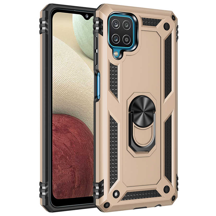 Galaxy M32 Kılıf NXXA Vega Kapak-Gold