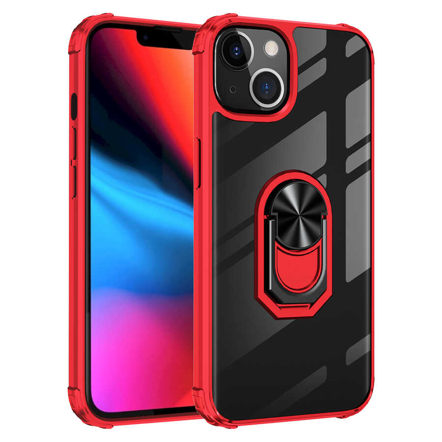 iPhone 13 Mini Kılıf NXXA Mola Kapak-Kırmızı