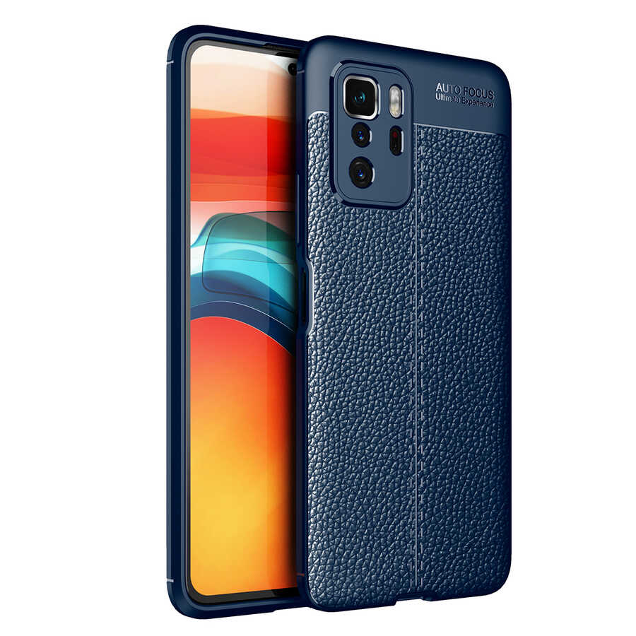 Xiaomi Poco X3 GT Kılıf NXXA Niss Silikon Kapak-Lacivert
