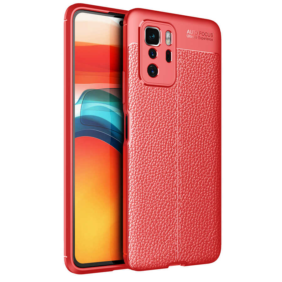 Xiaomi Poco X3 GT Kılıf NXXA Niss Silikon Kapak-Kırmızı