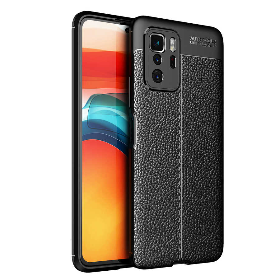 Xiaomi Poco X3 GT Kılıf NXXA Niss Silikon Kapak-Siyah