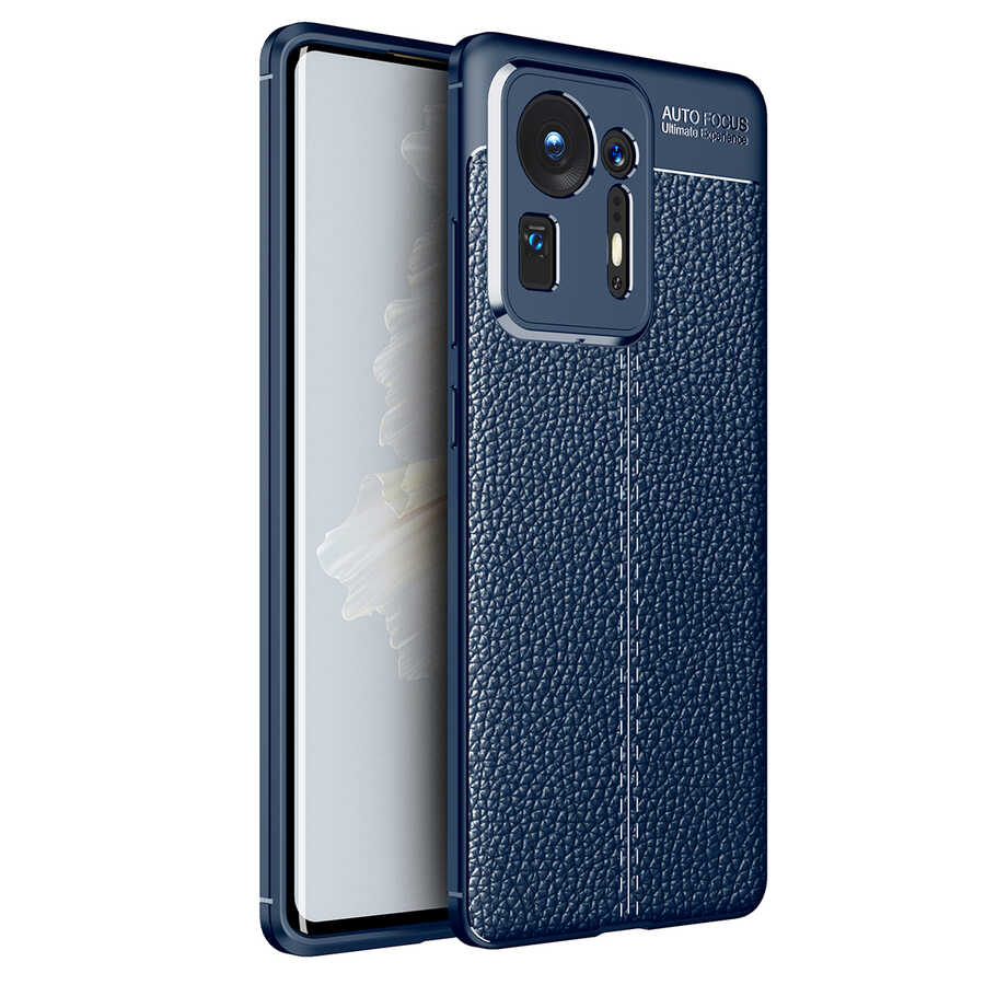 Xiaomi Mi Mix 4 Kılıf NXXA Niss Silikon Kapak-Lacivert