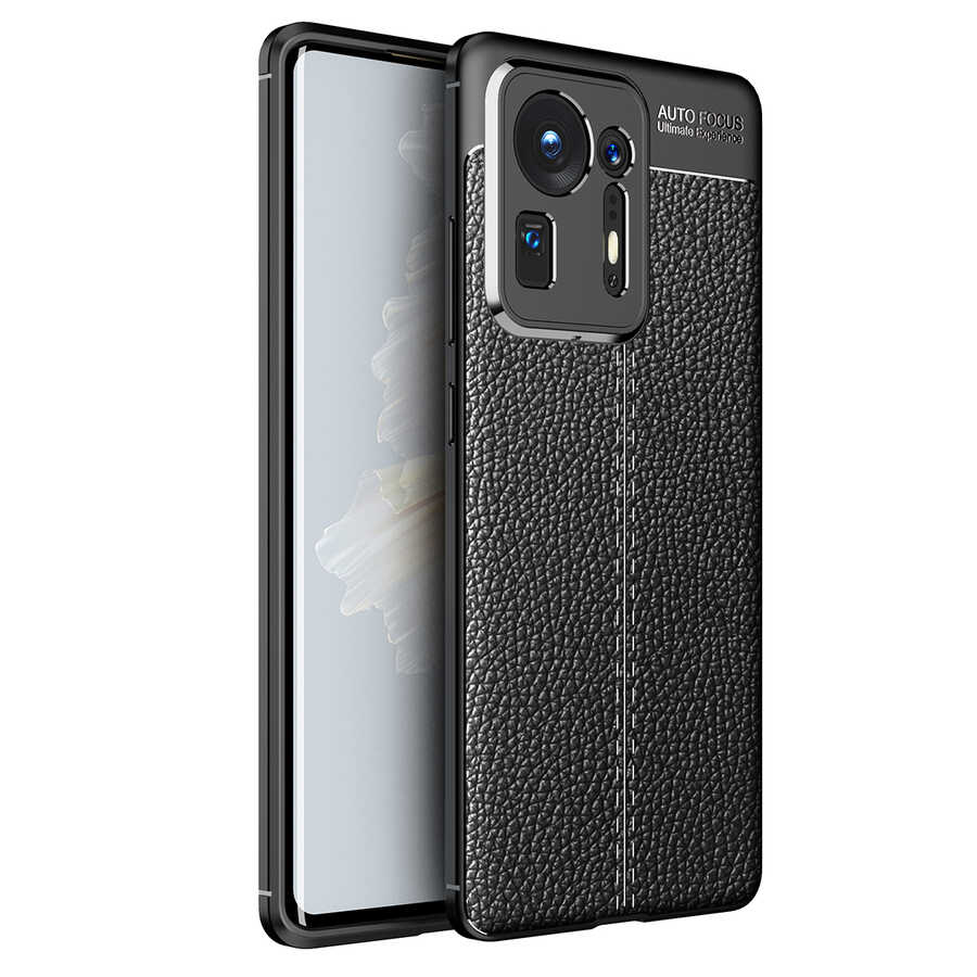 Xiaomi Mi Mix 4 Kılıf NXXA Niss Silikon Kapak-Siyah