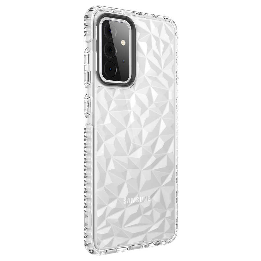 Galaxy A72 Kılıf NXXA Buzz Kapak-Beyaz