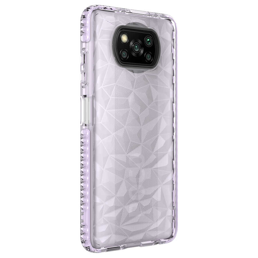 Xiaomi Poco X3 Kılıf NXXA Buzz Kapak-Mor