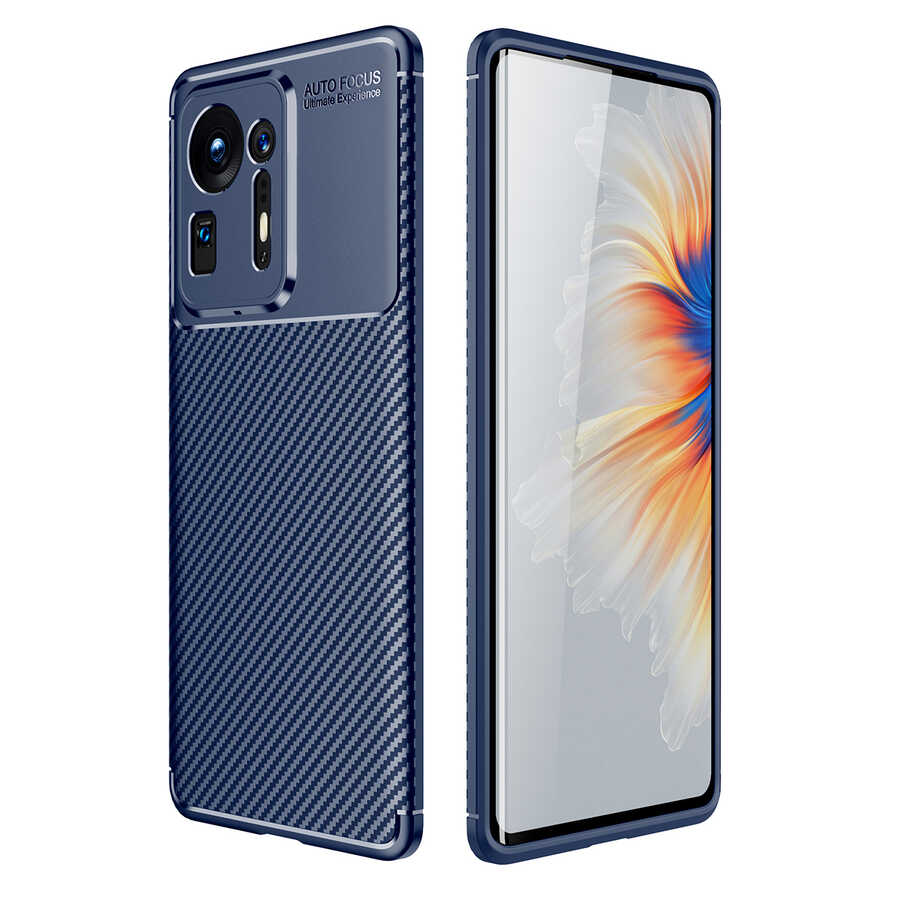 Xiaomi Mi Mix 4 Kılıf NXXA Negro Silikon Kapak-Lacivert