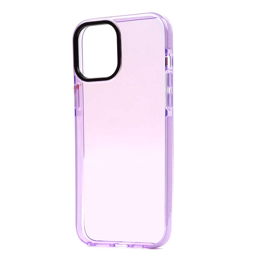 iPhone 12 Uyumlu NXXA Punto Kapak-Mor