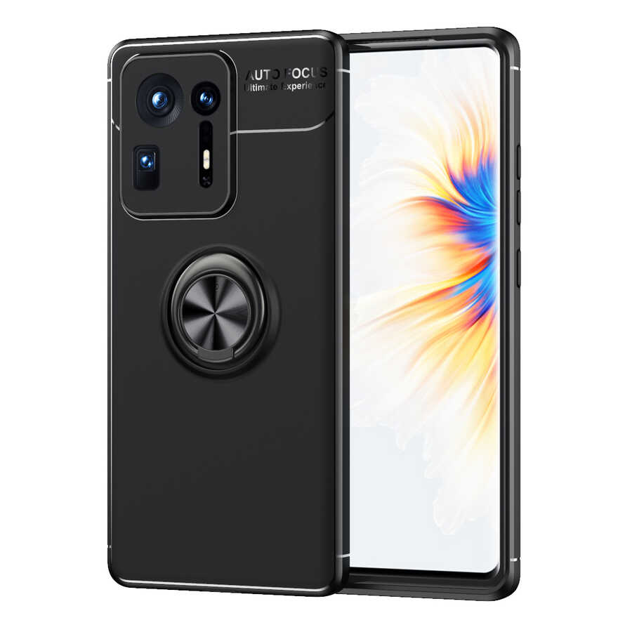 Xiaomi Mi Mix 4 Kılıf NXXA Ravel Silikon Kapak-Siyah