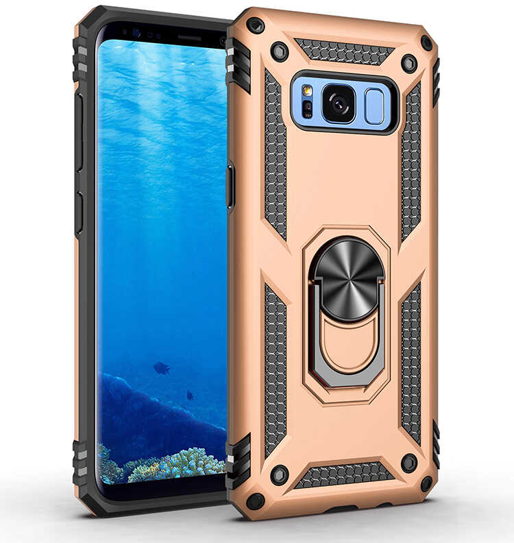 Galaxy S8 Kılıf NXXA Vega Kapak-Gold