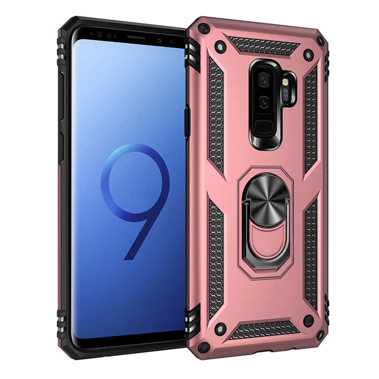 Galaxy S9 Plus Kılıf NXXA Vega Kapak-Rose Gold