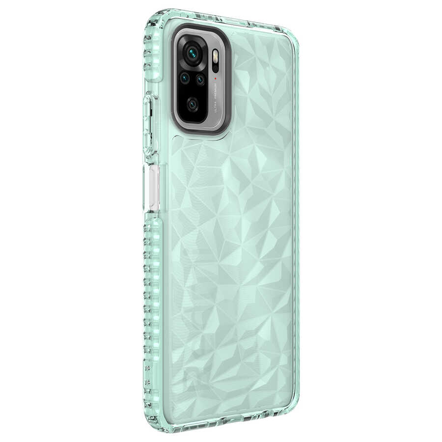 Xiaomi Redmi Note 10S Kılıf NXXA Buzz Kapak-Yeşil
