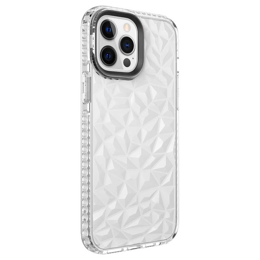 iPhone 13 Pro Max Uyumlu NXXA Buzz Kapak-Beyaz