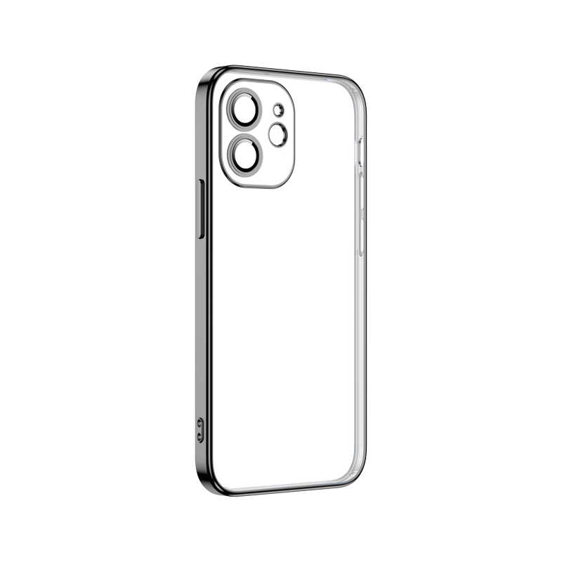 iPhone 12 Uyumlu NXXA Krep Kapak-Siyah