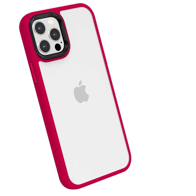 iPhone 13 Pro Max Kılıf ​​NXXA Cann Kapak-Kırmızı