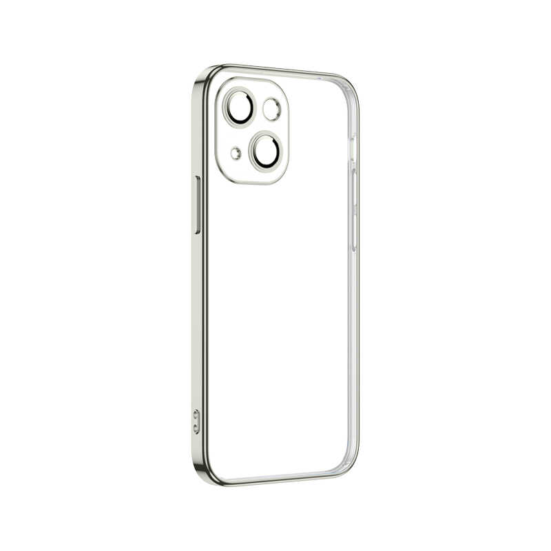 iPhone 13 Mini Uyumlu NXXA Krep Kapak-Gümüş