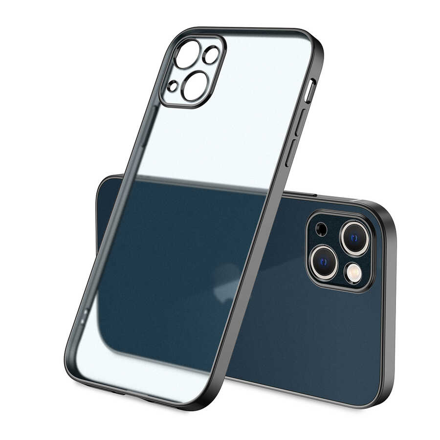 iPhone 13 Mini Kılıf NXXA Mat Gbox Kapak-Siyah