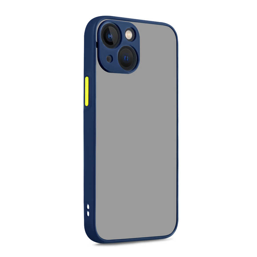 iPhone 13 Uyumlu NXXA Hux Kapak-Lacivert