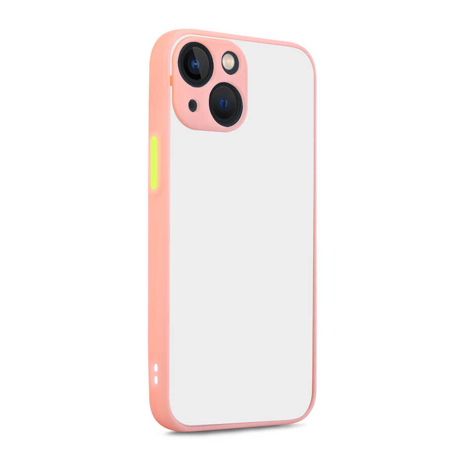iPhone 13 Mini Kılıf NXXA Hux Kapak-Pembe